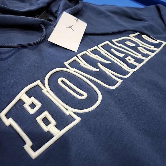 Large or XL Jordan Howard University Bison Pullover Hoodie FD9323-419 Sweatshirt - Picture 3 of 8